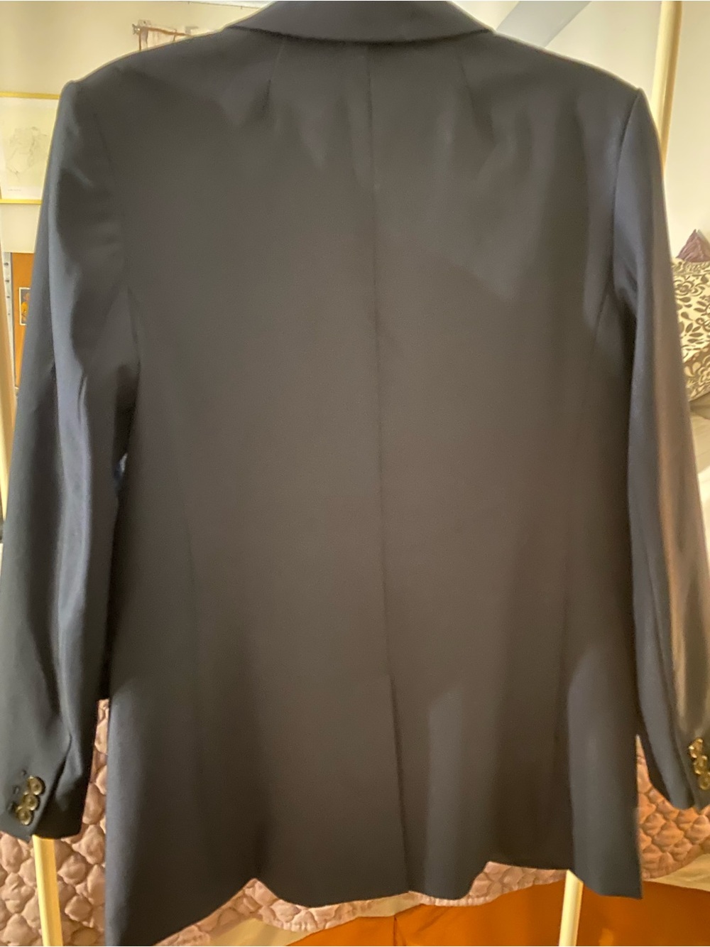 Banana Republic Black Women's Blazer - Tailored Back Seam